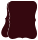 Wine Portrait Bracket Card 4 1/4 x 5 1/2 - 10/Pk