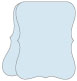 Blue Feather Portrait Bracket Card 4 1/4 x 5 1/2 - 10/Pk