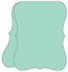 Tiffany Blue Portrait Bracket Card 4 1/4 x 5 1/2 - 10/Pk