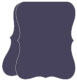 Navy Portrait Bracket Card 4 1/4 x 5 1/2 - 10/Pk