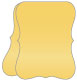 Gold Portrait Bracket Card 4 1/4 x 5 1/2 - 10/Pk