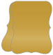 Antique Gold Portrait Bracket Card 4 1/4 x 5 1/2 - 10/Pk