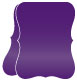 Purple Portrait Bracket Card 4 1/4 x 5 1/2 - 10/Pk