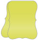 Lime Portrait Bracket Card 4 1/4 x 5 1/2 - 10/Pk