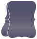 Iris Blue Portrait Bracket Card 4 1/4 x 5 1/2 - 10/Pk