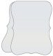 Silver Portrait Bracket Card 4 1/4 x 5 1/2 - 10/Pk