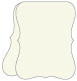 Linen Natural White Portrait Bracket Card 4 1/4 x 5 1/2 - 10/Pk