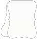 White Pearl Portrait Bracket Card 4 1/4 x 5 1/2 - 10/Pk