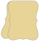 Gold Pearl Portrait Bracket Card 4 1/4 x 5 1/2 - 10/Pk