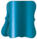 Teal Silk Portrait Bracket Card 4 1/4 x 5 1/2 - 10/Pk
