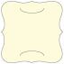 Crest Baronial Ivory Slit Bracket Card 6 1/4 x 6 1/4 - 10/Pk