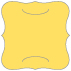 Lemon Drop Slit Bracket Card 6 1/4 x 6 1/4 - 10/Pk