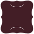 Eggplant Slit Bracket Card 6 1/4 x 6 1/4 - 10/Pk