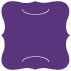 Amethyst Slit Bracket Card 6 1/4 x 6 1/4 - 10/Pk
