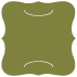 Olive Slit Bracket Card 6 1/4 x 6 1/4 - 10/Pk