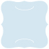 Blue Feather Slit Bracket Card 6 1/4 x 6 1/4 - 10/Pk