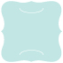 Daffy Blue Slit Bracket Card 6 1/4 x 6 1/4 - 10/Pk