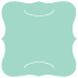 Tiffany Blue Slit Bracket Card 6 1/4 x 6 1/4 - 10/Pk