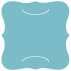 Textured Aquamarine Slit Bracket Card 6 1/4 x 6 1/4 - 10/Pk