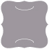 Pewter Slit Bracket Card 6 1/4 x 6 1/4 - 10/Pk