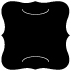 Black Slit Bracket Card 6 1/4 x 6 1/4 - 10/Pk