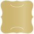 Gold Leaf Slit Bracket Card 6 1/4 x 6 1/4 - 10/Pk