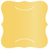Gold Slit Bracket Card 6 1/4 x 6 1/4 - 10/Pk