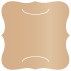 Cappuccino Slit Bracket Card 6 1/4 x 6 1/4 - 10/Pk