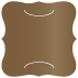 Bronze Slit Bracket Card 6 1/4 x 6 1/4 - 10/Pk