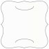 Crystal Slit Bracket Card 6 1/4 x 6 1/4 - 10/Pk