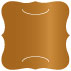 Cognac Slit Bracket Card 6 1/4 x 6 1/4 - 10/Pk