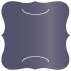 Iris Blue Slit Bracket Card 6 1/4 x 6 1/4 - 10/Pk