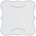 Silver Slit Bracket Card 6 1/4 x 6 1/4 - 10/Pk
