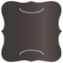 Onyx Slit Bracket Card 6 1/4 x 6 1/4 - 10/Pk