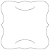 Linen Solar White Slit Bracket Card 6 1/4 x 6 1/4 - 10/Pk