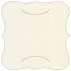 Natural White Pearl Slit Bracket Card 6 1/4 x 6 1/4 - 10/Pk