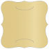 Gold Pearl Slit Bracket Card 6 1/4 x 6 1/4 - 10/Pk