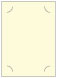 Crest Baronial Ivory Slit Card 5 1/4 x 7 1/4 - 10/Pk