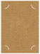 Natural Kraft Slit Card 5 1/4 x 7 1/4 - 10/Pk