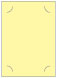 Sugared Lemon Slit Card 5 1/4 x 7 1/4 - 10/Pk