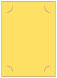 Lemon Drop Slit Card 5 1/4 x 7 1/4 - 10/Pk