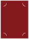 Firecracker Red Slit Card 5 1/4 x 7 1/4 - 10/Pk
