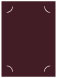 Eggplant Slit Card 5 1/4 x 7 1/4 - 10/Pk