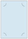 Blue Feather Slit Card 5 1/4 x 7 1/4 - 10/Pk