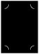 Black Slit Card 5 1/4 x 7 1/4 - 10/Pk