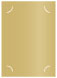Gold Leaf Slit Card 5 1/4 x 7 1/4 - 10/Pk