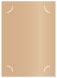 Cappuccino Slit Card 5 1/4 x 7 1/4 - 10/Pk