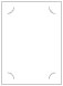 Linen Solar White Slit Card 5 1/4 x 7 1/4 - 10/Pk