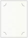 White Pearl Slit Card 5 1/4 x 7 1/4 - 10/Pk