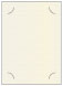 Natural White Pearl Slit Card 5 1/4 x 7 1/4 - 10/Pk